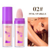 Makeup primer, highlighter, brightening rostometer full body for contouring, natural pink three dimensional powder