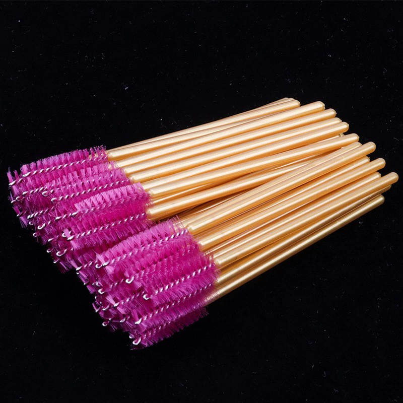 Disposable brush for eyelashes, curly false eyelashes for extension