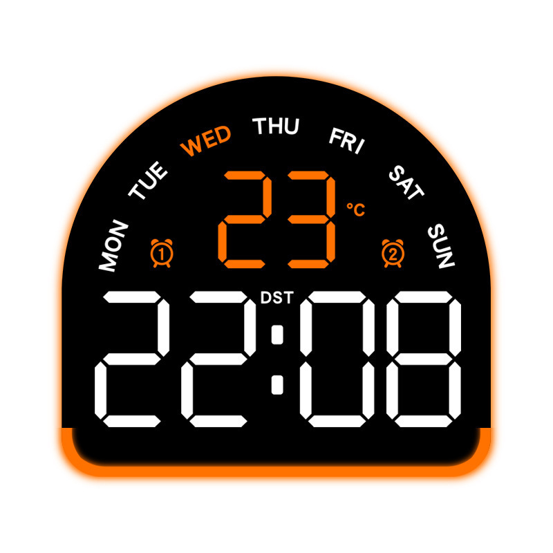 Nuevo reloj electrónico LED de luz de atmósfera reloj multifuncional de iluminación doméstica mostrando la temperatura del reloj de mesa 552