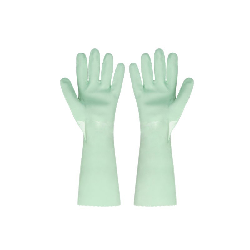 Guantes de lavado de platos para limpieza doméstica de limpieza de platos para mujeres guantes de plástico de cuero para cocina