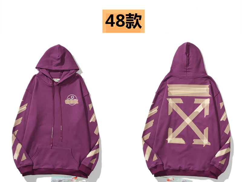 Marca de moda offwhite graffiti religioso pintura al óleo impresión de flecha hombre y mujer suelta OW pareja alta calle hoodie abrigo