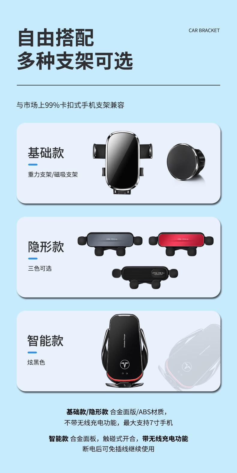 Suitable for 23-24 Model Haval Second-Generation Big Dog Dedicated Screen-Type Phone Holder Modification and Navigation Bracket Modification