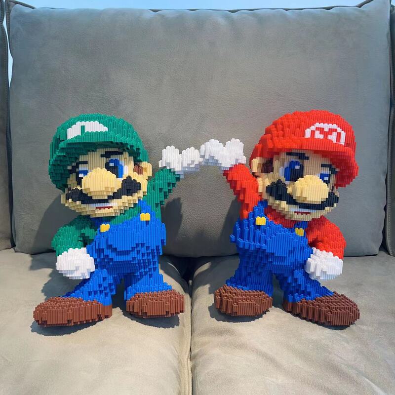 Compatible with Lego series tiny particles Mario blocks puzzle puzzle toys gift ornaments stall wholesale