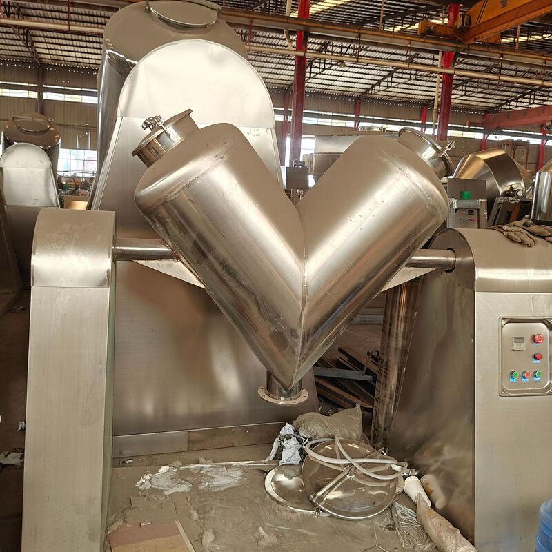 Sell 500 Liter V Mixer Machine for Traditional Chinese Medicine Powder Food Chemical Raw Material Mixer Used V Mixer Machine