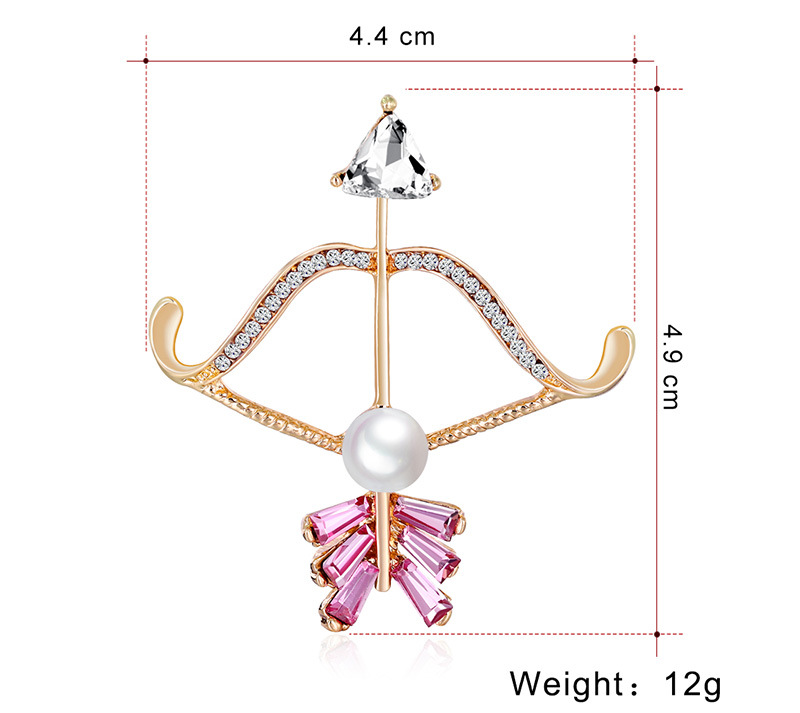 Korean Pearl Alloy Rhinestone Brooch Wholesale display picture 1