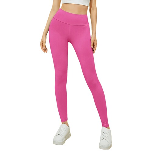 European and American women's clothes pure color wide belt leggings women's slim and comfortable yoga pants women