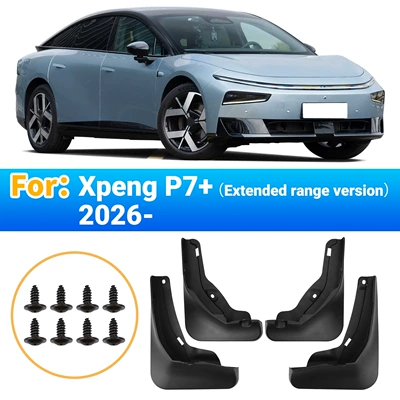 Suitable for Xpeng P7+ 2026 extended range version, foreign trade cross-border car tire fender modification (Mudguard)