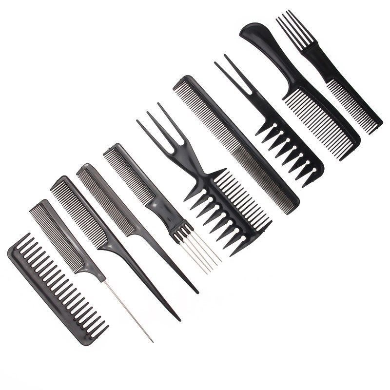 10pcs/set professional hair brush comb s...
