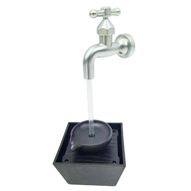 Fuente de Agua Pequeña de Escritorio Plástico para Sala de Estar y Oficina image 15