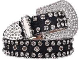 Cinturón de mujer de diamantes de imitación transfronterizos europeos y americanos cinturón de cinturón de diamantes largos cinturón estilo hip-hop spot al por mayor