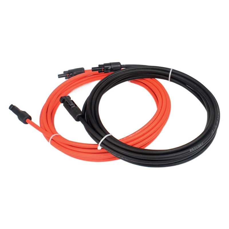 太陽光発電延長ケーブル MC4コネクタ付き 電源DCケーブル延長線 平方12AWG/10AWG