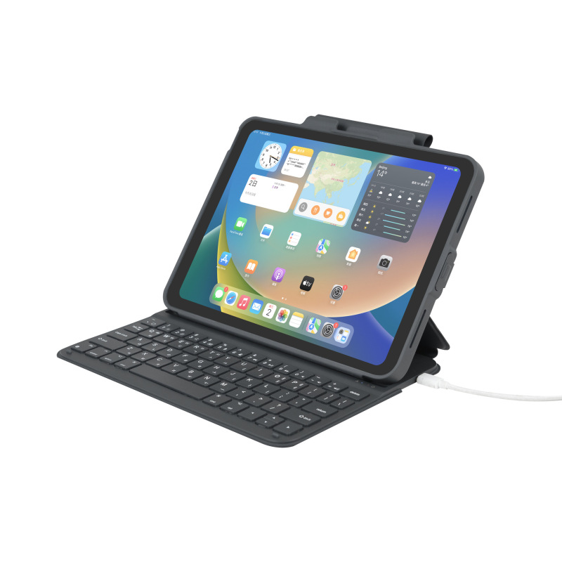 Eb258 Compatible iPad 10.9inch Keyboard Protective Case Usb-C Connected Keyboard