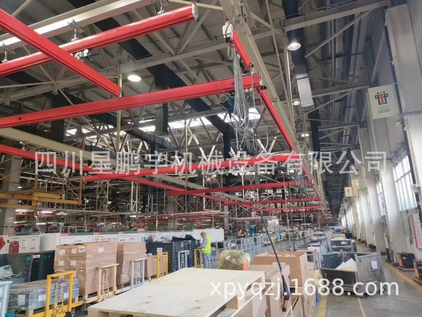 四川新都青白江柔性组合KBK悬挂起重机/起重小型物件吊装理想设备