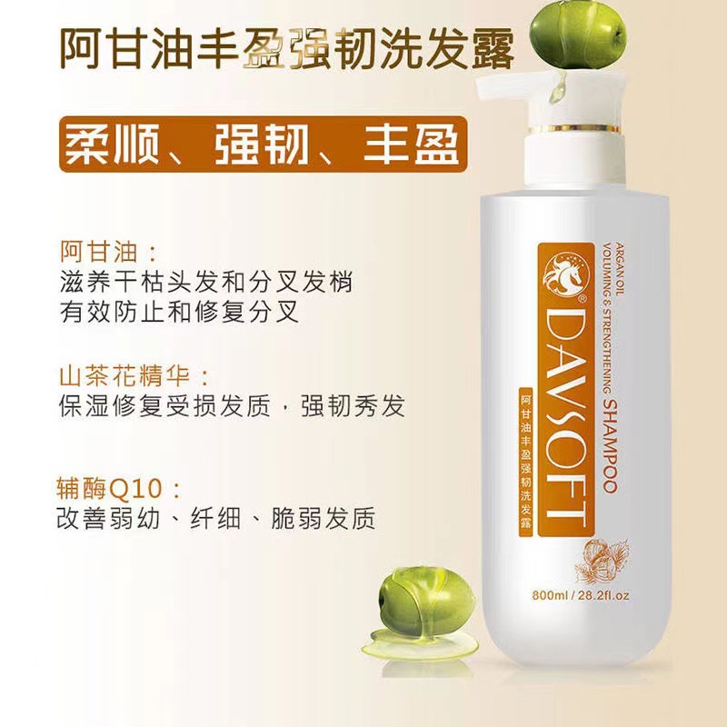 Revitalizing nutritious shampoo