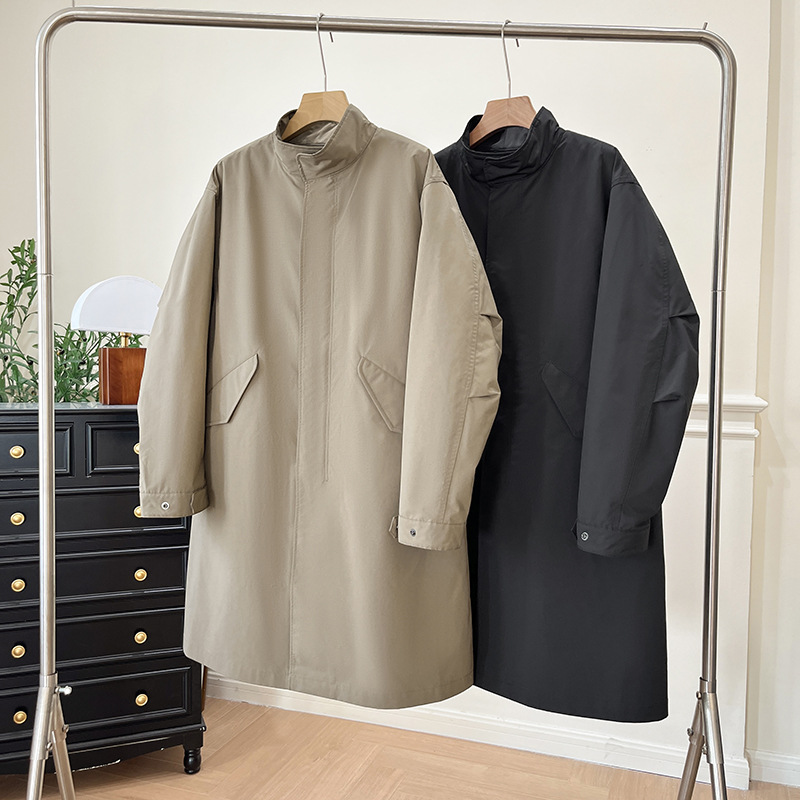 남성용 방풍 샌드위치 코트 이동식 발수성 윈드브레이커 기능성 캐주얼 코트 25 스프링 뉴 475680