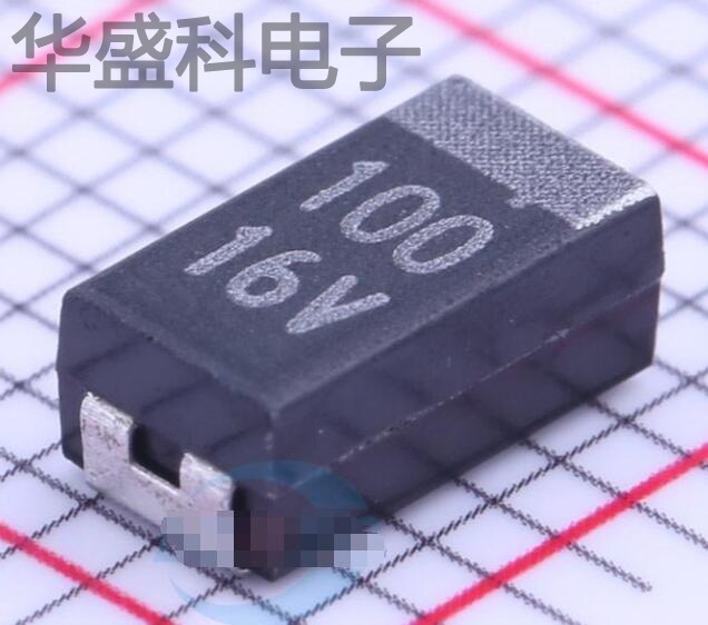 F931C107MCC 描述 100uF(107) ±20% 16V 钽电容器