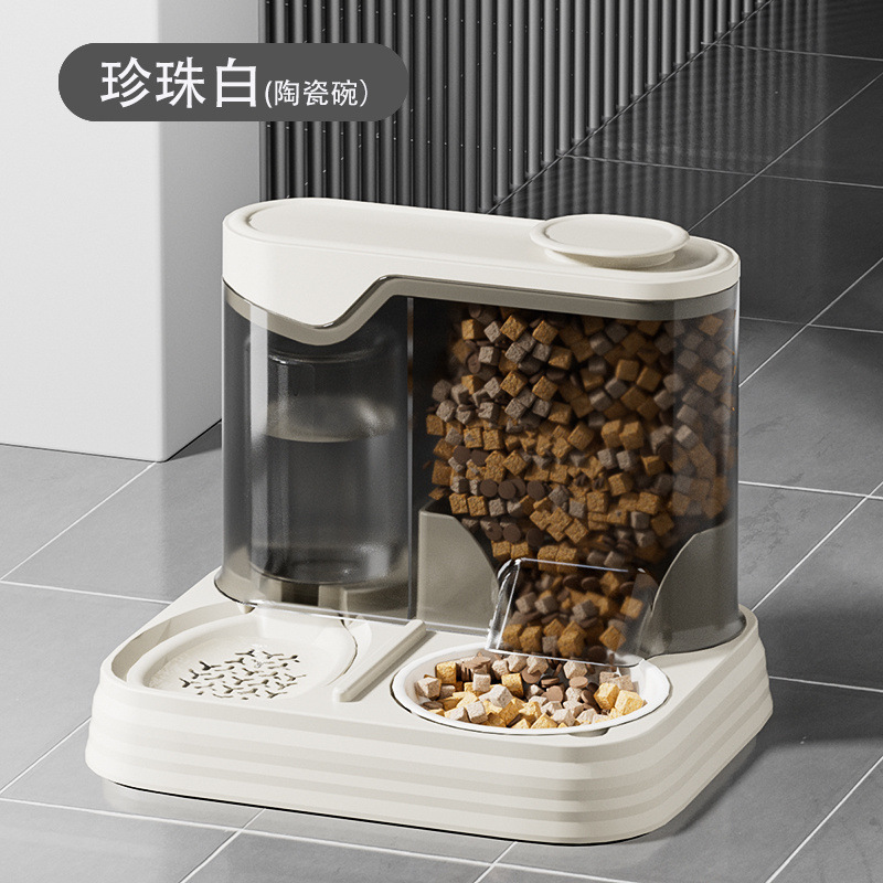 新しい猫ボウル自動給餌器給水ボウル一体型犬ボウルウォーターディスペンサーペット用品ペットボウル卸売ドロップシッピング|undefined