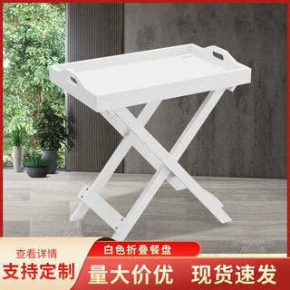 厂家供应跨境外贸客厅简约折叠餐盘多用途多色可选