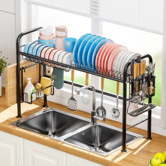 Cross-border Amazon Kitchen Sink Shelf, Bowl & Dish Storage Rack, Drainage Stand for Placing Dishes Over the Sink or Washing Basin