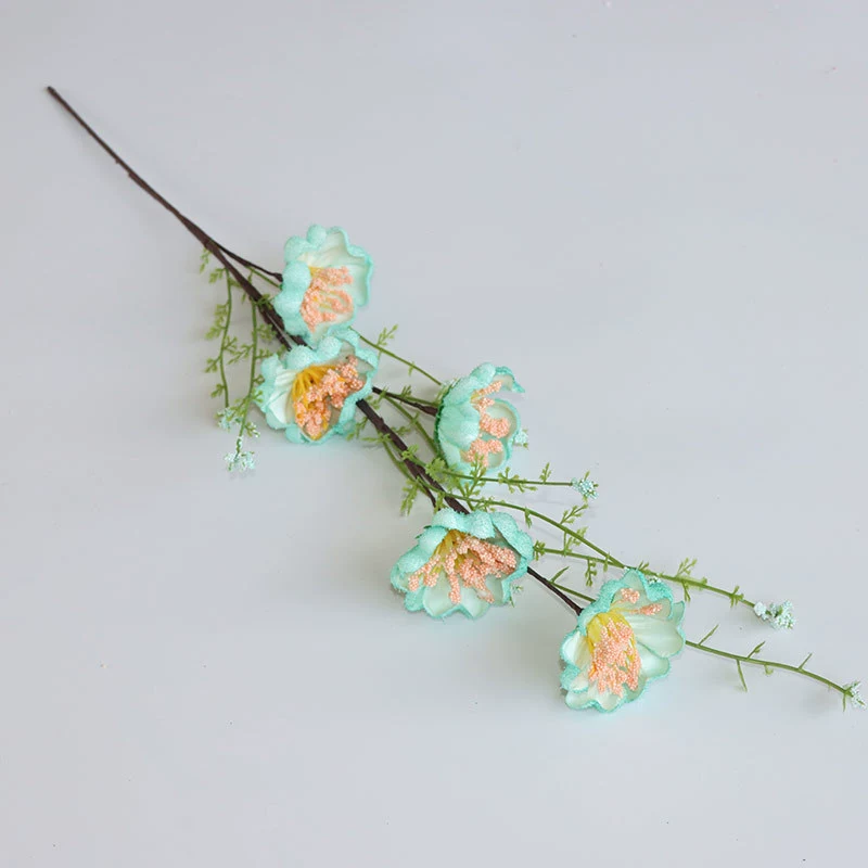 Rhododendron simulation flower and fake flower indoor living room decorative flower ornaments dining table flower swing