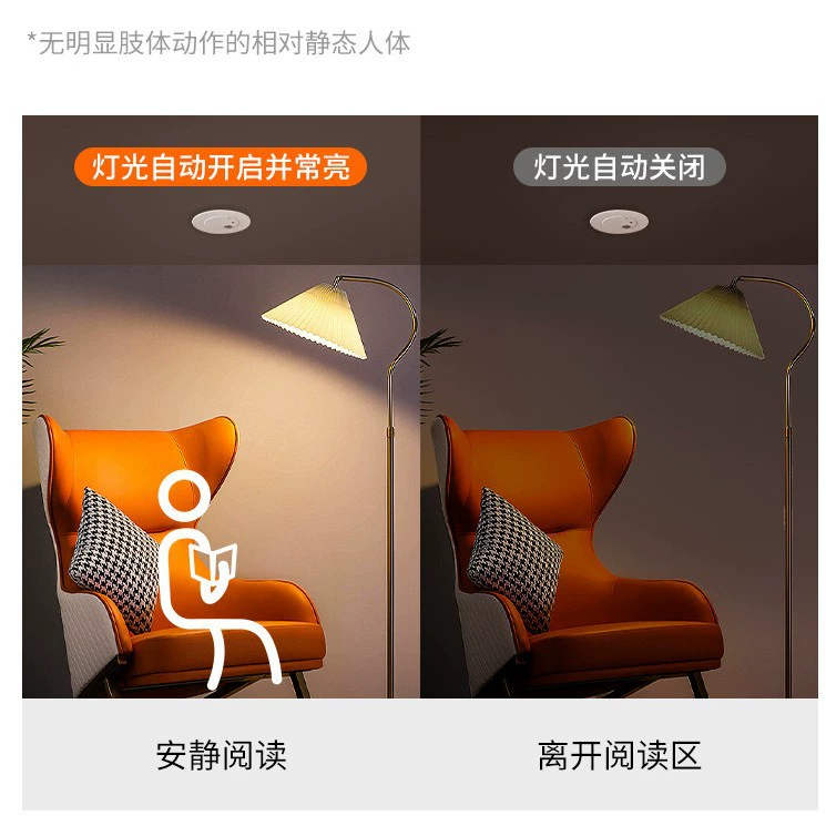 Датчик присутствия Mijia подключён к приложению Mijia, умный переключатель Bluetooth Mesh, поддержка Xiaoai