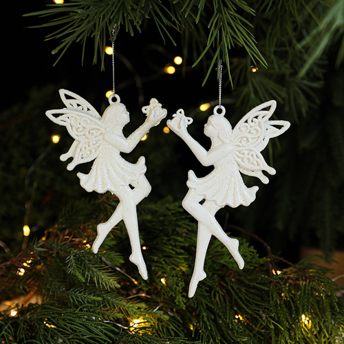 Christmas New Product Creative Craftsmanship Christmas Tree Home Decor White Plastic Multiple Styles Christmas Festival Ornaments