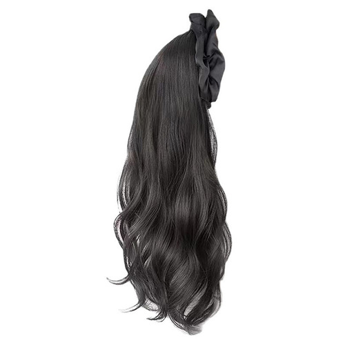 New hair accessories with wigs, fashion long curly wigs, fluffy half head covers, cloud-like, removable style