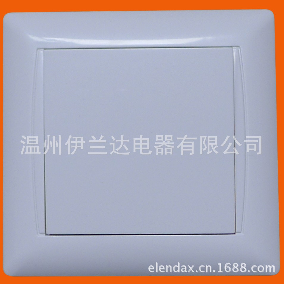 暗装一开单控墙壁开关 欧式开关 翘板开关 （F6001)
