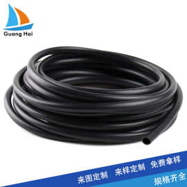 工厂加工pvc黑色园林软管排水耐磨耐压新料ROHS10*8pvc塑料下水管