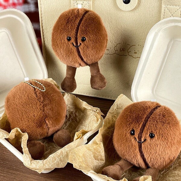 Coffee plush cartoon doll