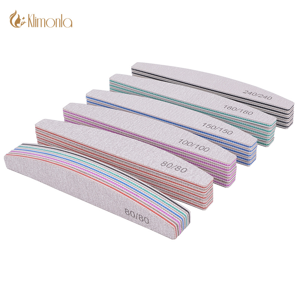 Factory Direct Supply Polishing Repair Manicure Implement Nail Polish Sand Bar Half Horse Polish Bar Polishing Gray Sand Bar Nail File