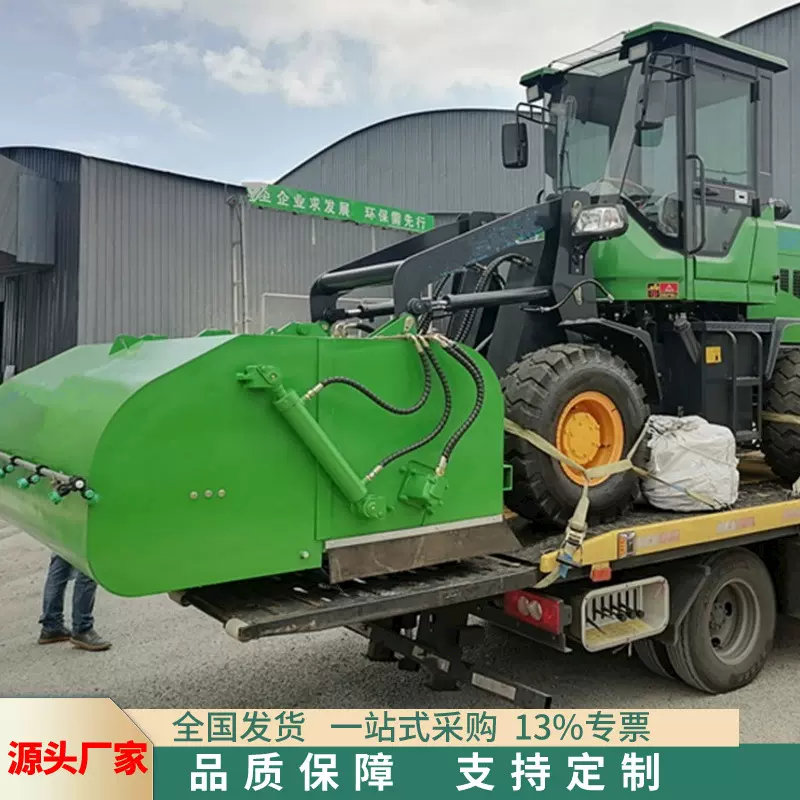 高续航渣土环卫道路施工清扫车 厂家销售柴油装载机式扫地车