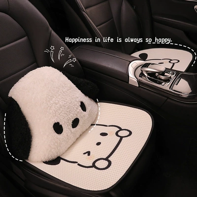 Seat cushion, seat cover — Four Seasons Ice Silk Cute Cartoon - pochacco-plush-pillow-four-seasons-2-color-pacha-dog