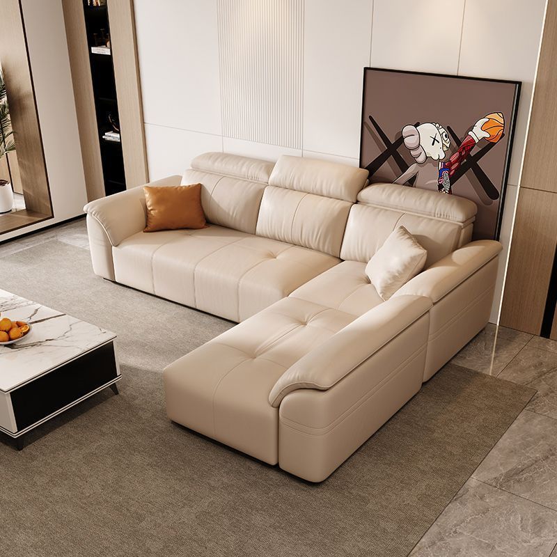 Nordic Style Fabric Sofa, Washable Technology Cloth, Simple Sofa, Straight Sofa, Single Seat Wood