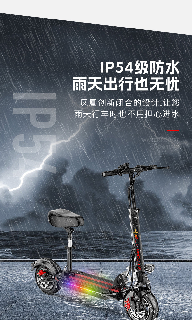 Manufacturer Wholesale Electric Scooters, Foldable Aluminum Alloy Electric Vehicles, Cross-Border Export, Long Battery Life