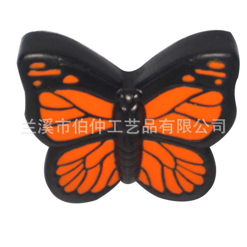 亚马逊商品PU蝴蝶压力球昆虫PU发泡儿童挤压玩具印刷logo厂家批发