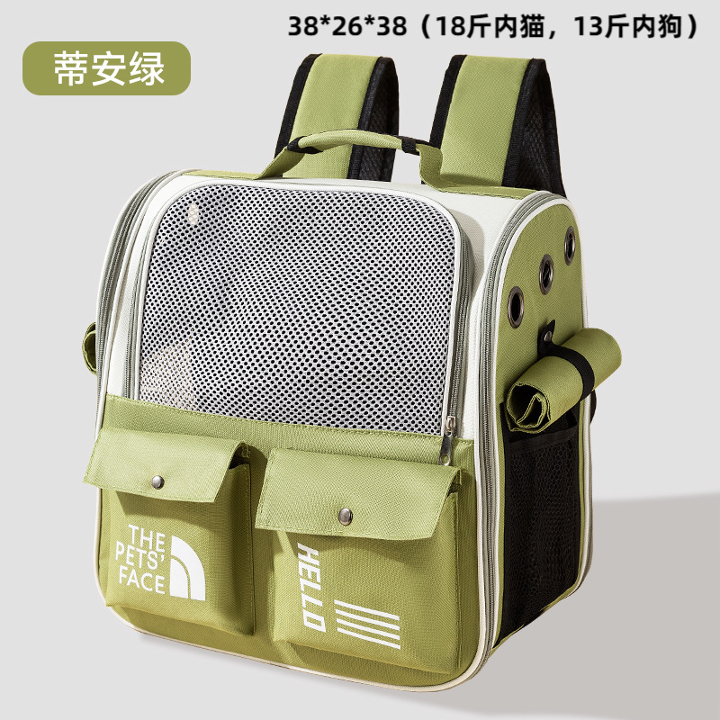Green backpack