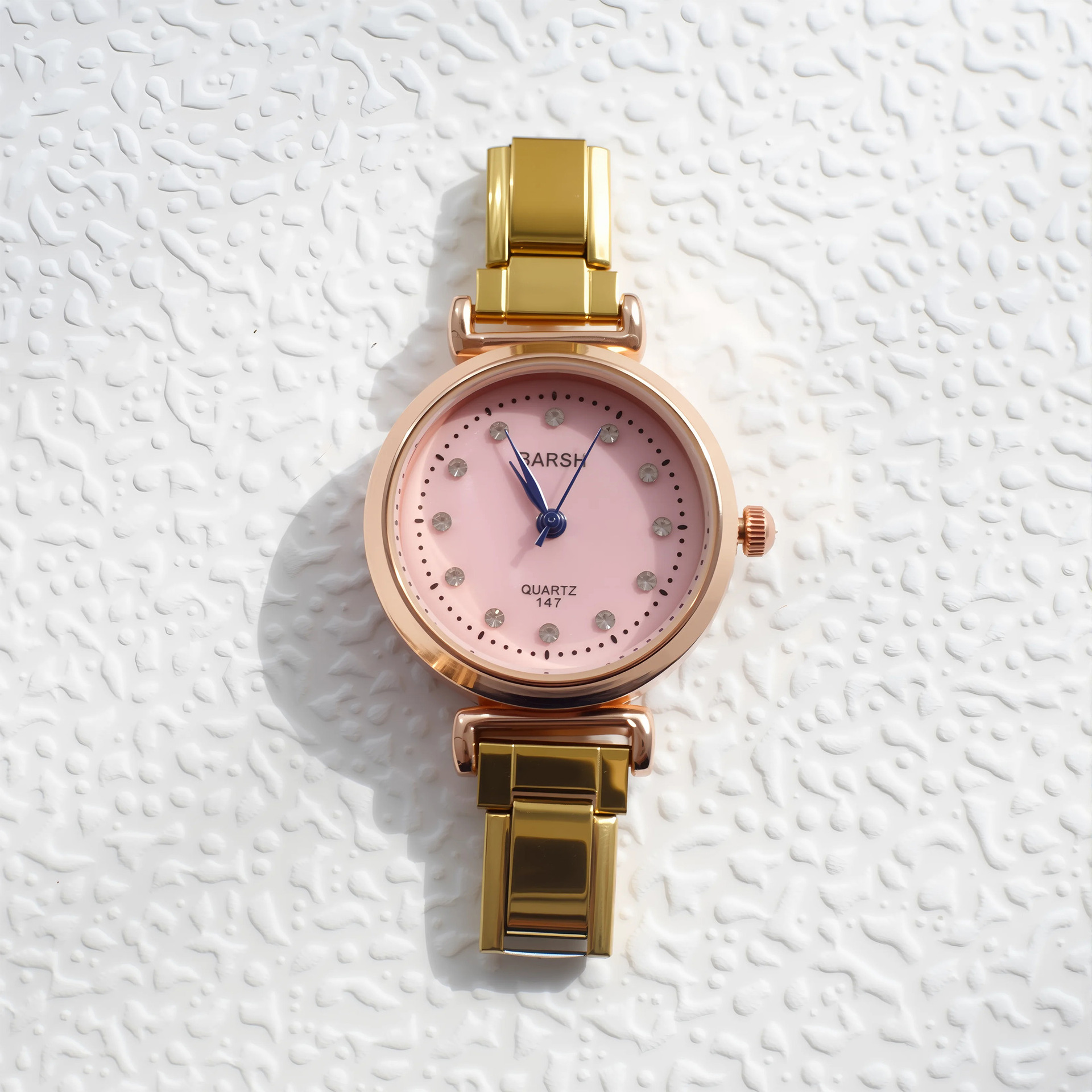 18g Weight Ordinary Glass Mirror Material Stainless Steel Strap Material Watch Classification Pointer Display Type Casual Solid Color Buckle Quartz Watch Women's Watches