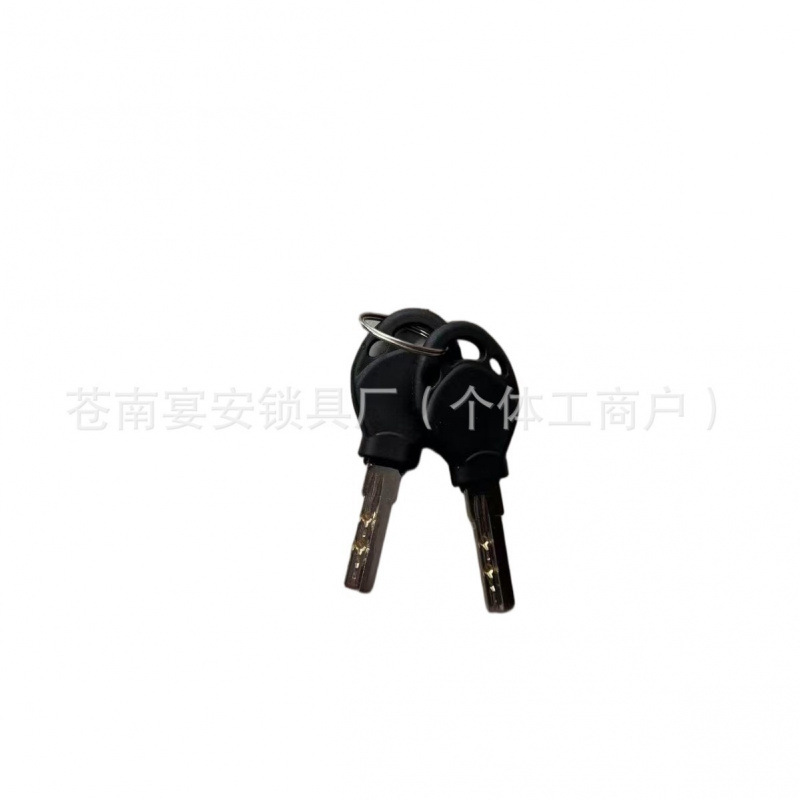 Cerradura de alambre de acero con cabeza de tiburón gruesa Cerradura de automóviles Cable de acero con cabeza de pez grande Cerradura de alambre de acero aleación de acero todo núcleo de cerradura de cobre