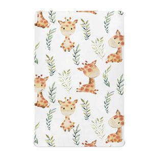 Cross-border giraffe and leaf crib bed hat elastic breathable crib bed cover European and American bedding wholesale