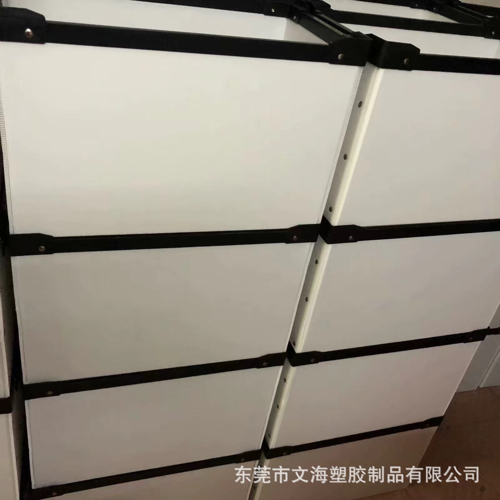 塑料中空板周转箱 黑色中空板骨架箱 免费设计万通板包装箱定制