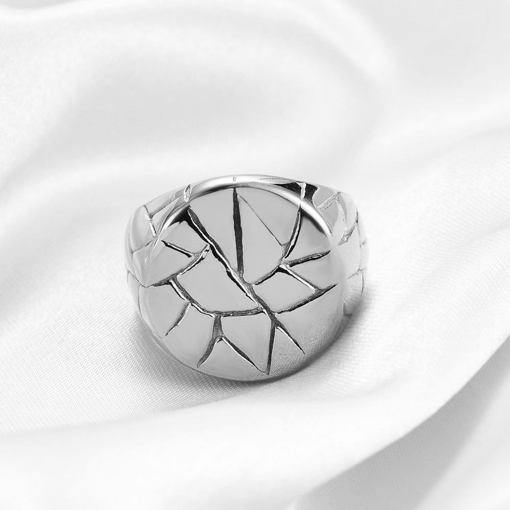 20g Weight Rings Classification 1 Piece Quantity Holiday Occasion Titanium Steel Material Solid Color Pattern All Seasons Season Men's Gender Plating Design Hip-Hop Style Wholesale Jewelry Hip-Hop Solid Color Titanium Steel Plating Rings 4
