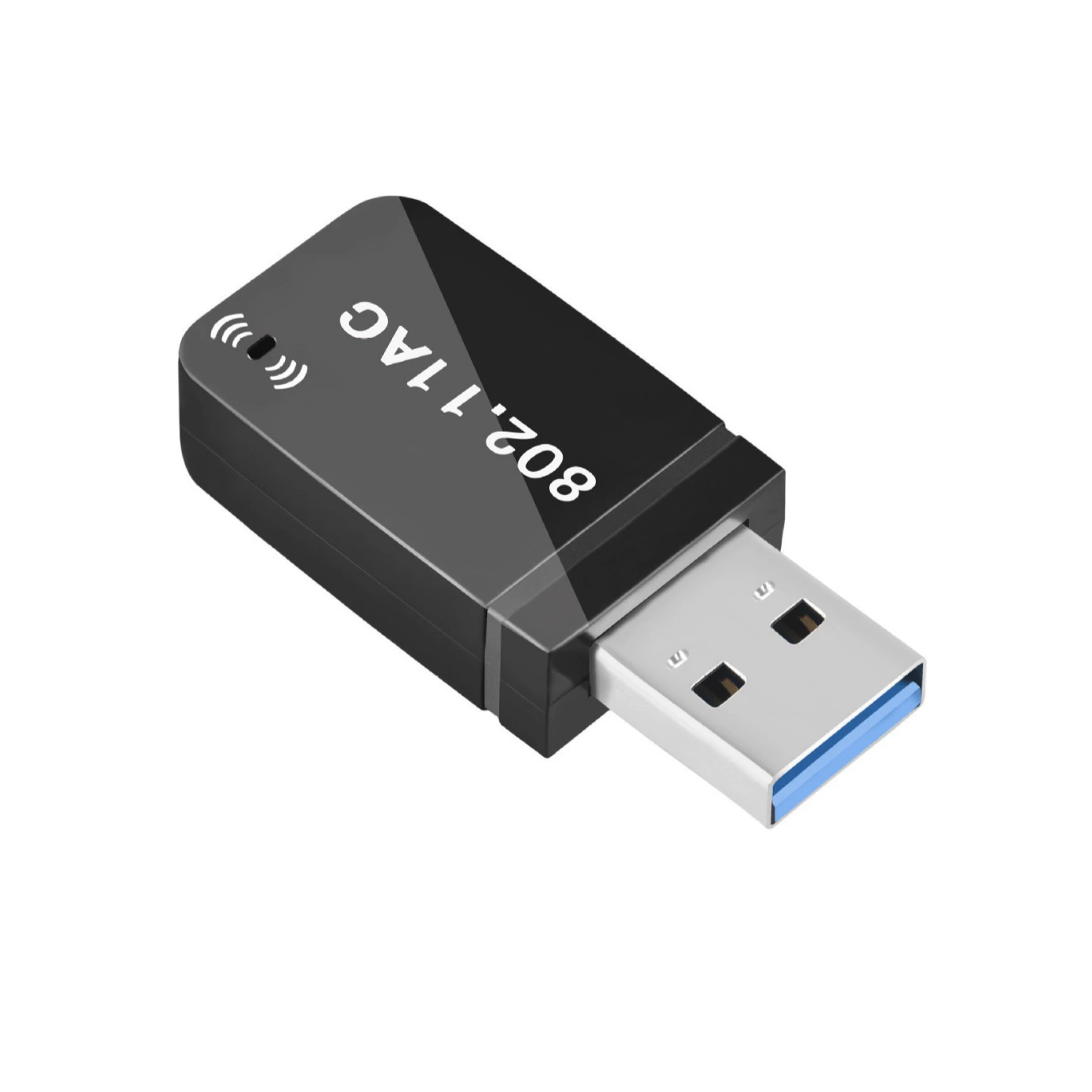 Mini wireless network card 1300Mbps USB Gigabit network card computer external wireless receiver Win10 free drive