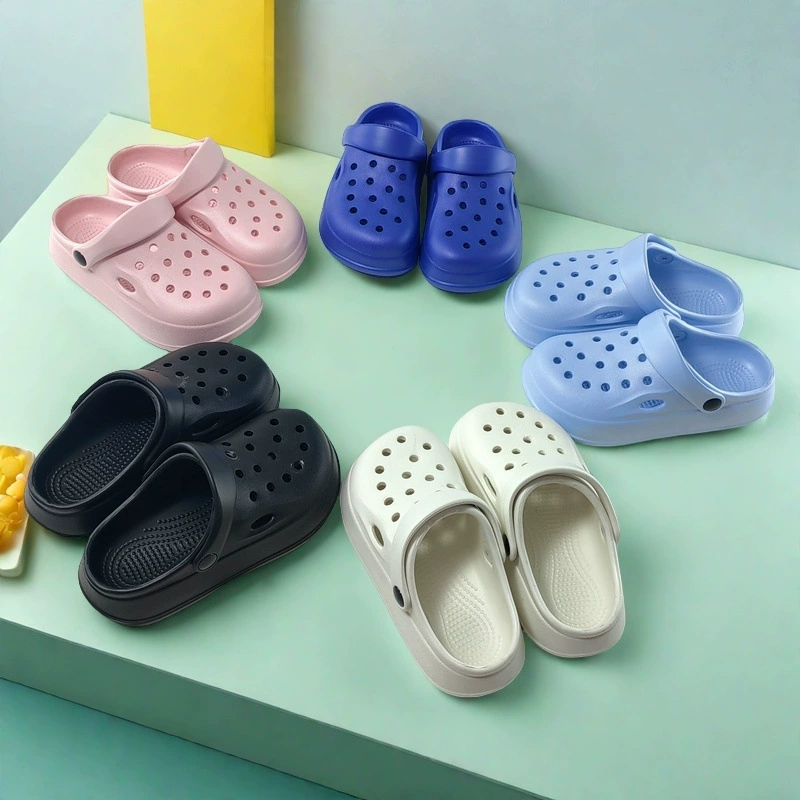 Мужские летние пляжные тапочки Croc Shoes 2025 года, новые, нескользящие, антибактериальные, для пар, с закрытым носком, женские тапочки