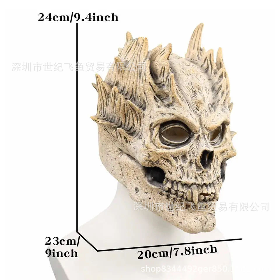 Amazonas cráneo Guerrero máscara muerte cráneo demonio horror tocados Halloween transfronteriza estación independiente