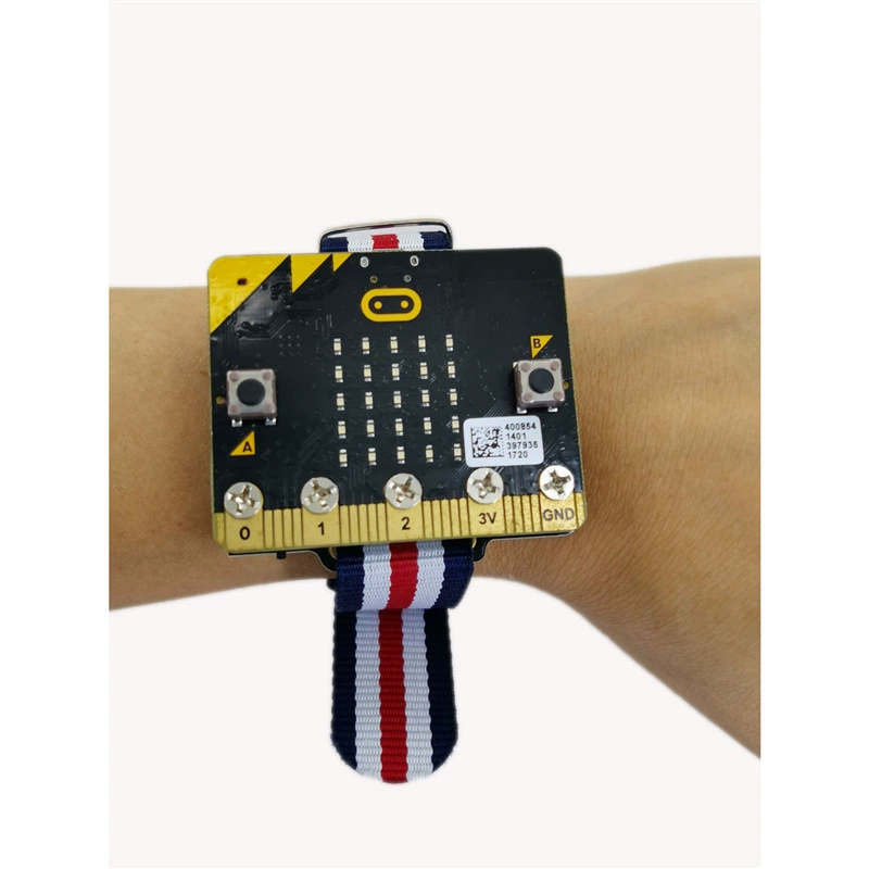Микробытовые программируемые часы Micro:bit набор Wear:bit для ношения, начальная и средняя школа, расширение Scratch программирования V2