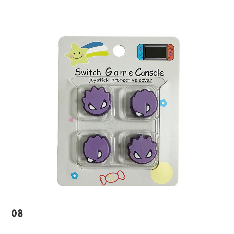 Tapa basculante de silicona de Nintendo Switch de dibujos animados NS Lite tapa basculante tapa protectora mango tapa protectora basculante