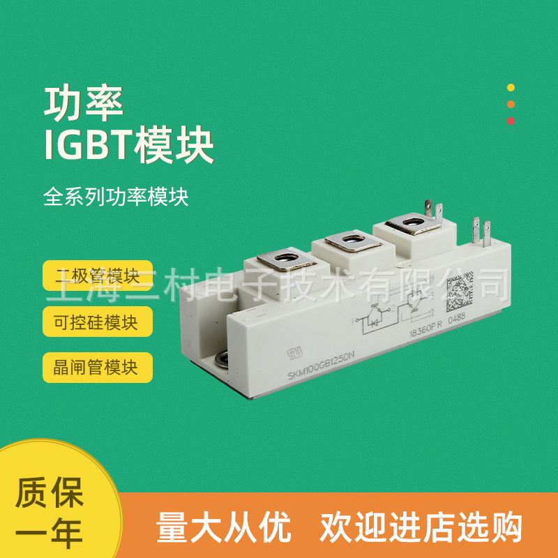 功率IGBT模块SKM100 145 195GB125DN126DN SKM75 100 145GB128D