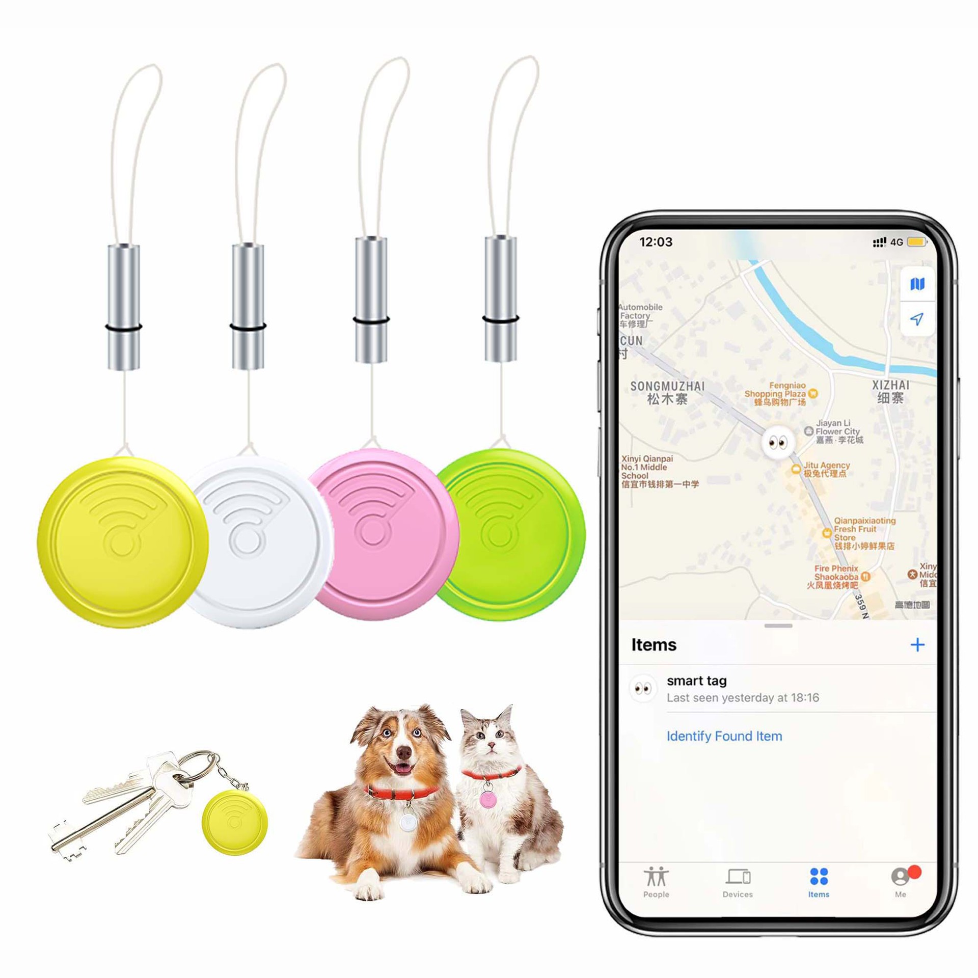AirTag Apple Dedicated Intelligent Anti-lost Device One Out Of Four Global Search Locator Anti-lost Pet Tracker