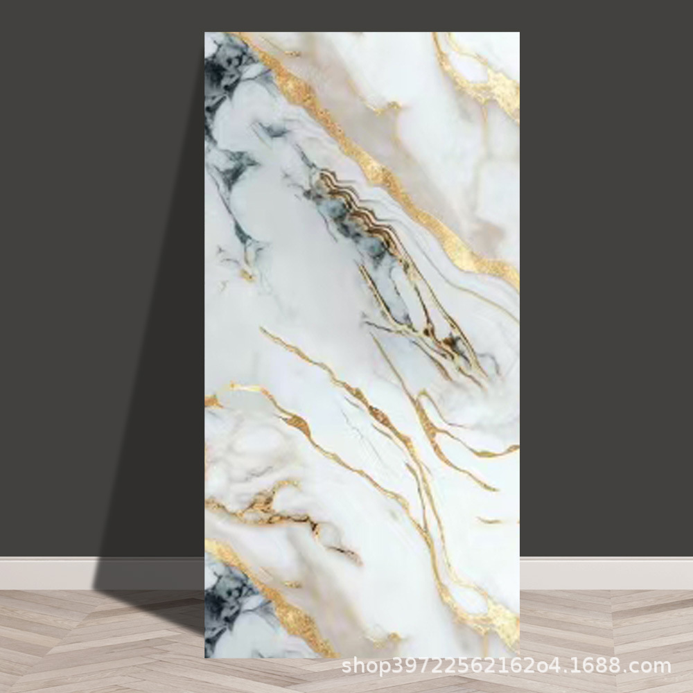 Comercio exterior transfronterizo imitación placa de plástico de mármol pegatinas de pared decoración de pared de cocina pegatinas impermeables a prueba de humedad